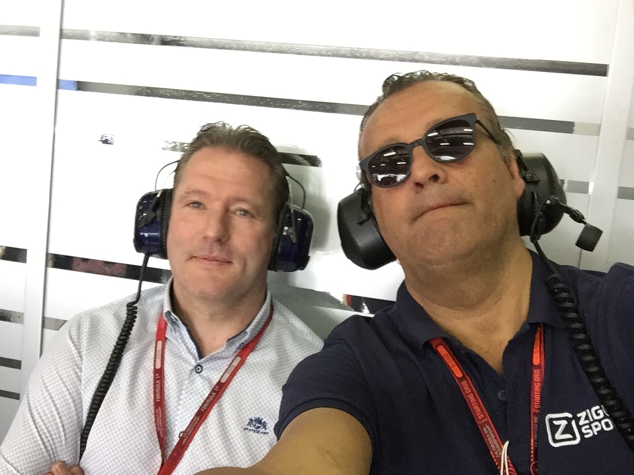 Jack Plooij met Jos Verstappen