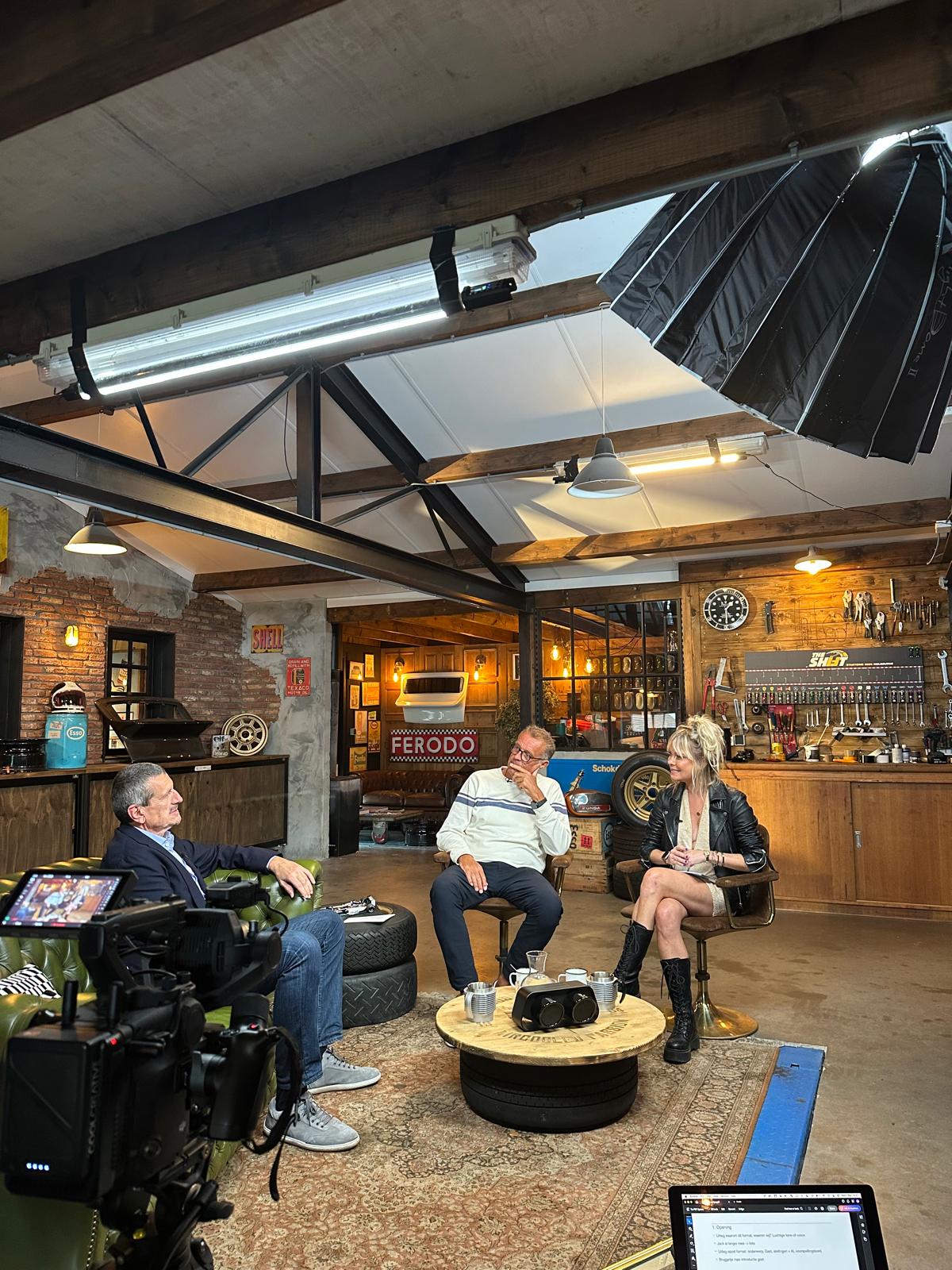 Jack Plooij met Sylvana IJsselmuiden en Guenther Steiner