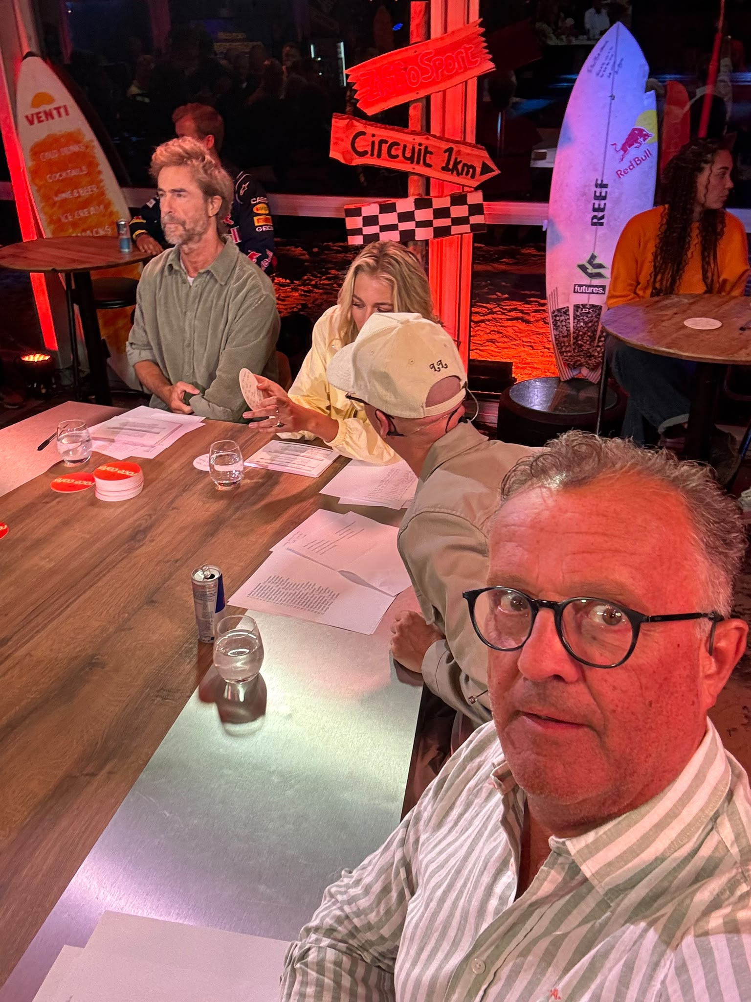 Jack Plooij tijdens het Ziggo Sport Race Café in Zandvoort in 2026